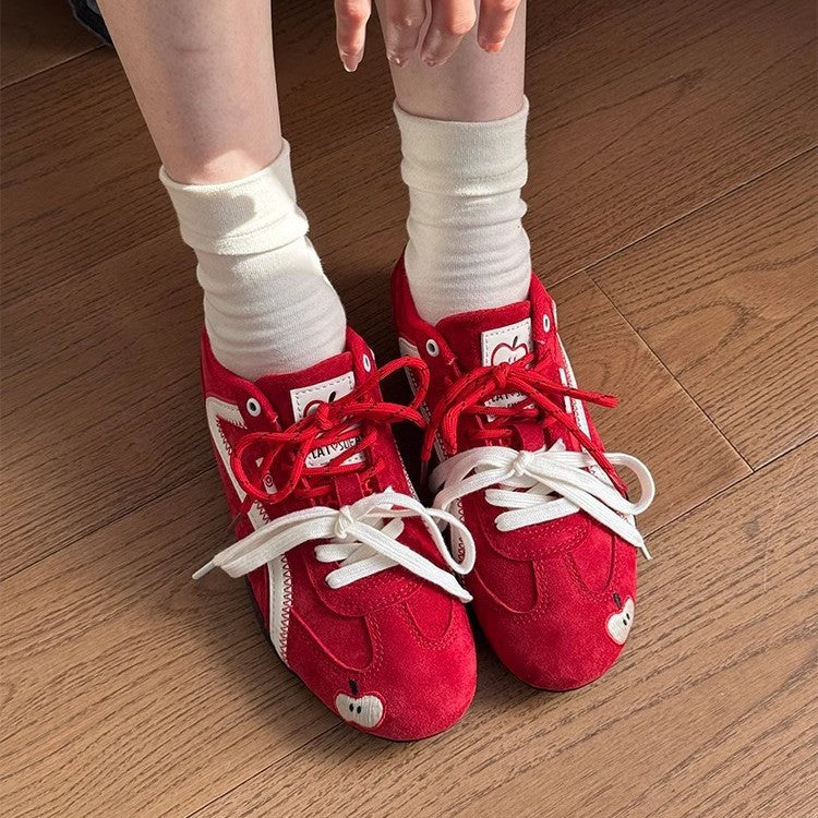 Damen Sneakers mit verspieltem Applikationsdesign und atmungsaktiver Sohle R&B