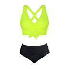 Damen Zweiteiliger Badeanzug mit floralem Design R&B