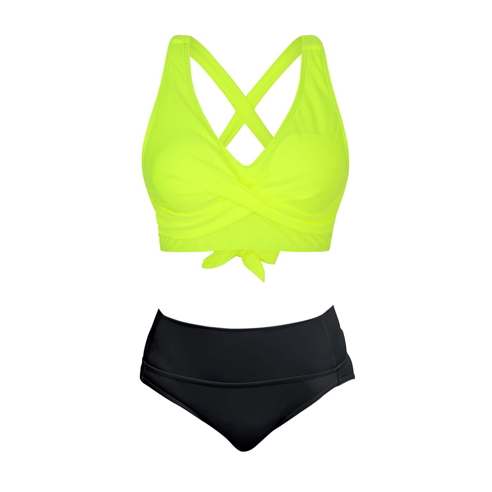 Damen Zweiteiliger Badeanzug mit floralem Design R&B