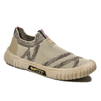 Damen Atmungsaktive Slip-On Sneakers im stilvollen Design mit elastischer Struktur R&B