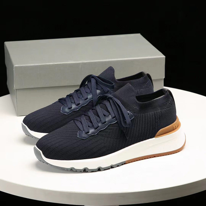 Damen Sportliche Lauf-Sneaker mit atmungsaktivem Obermaterial und dämpfender Sohle von R&B