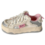 Damen Modische Sneakers mit kuscheligem Futter und einzigartigem Design R&B
