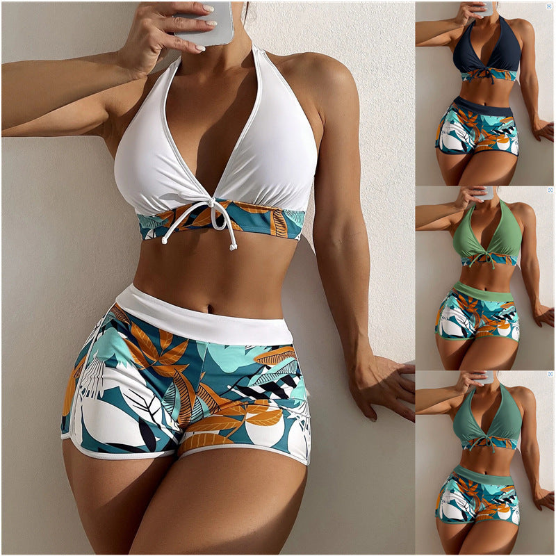 Damen Sportliches Bikiniset mit floralem Design R&B