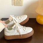 Damen Plattform Sneakers mit zeitlosem Design und dämpfender Sohle R&B