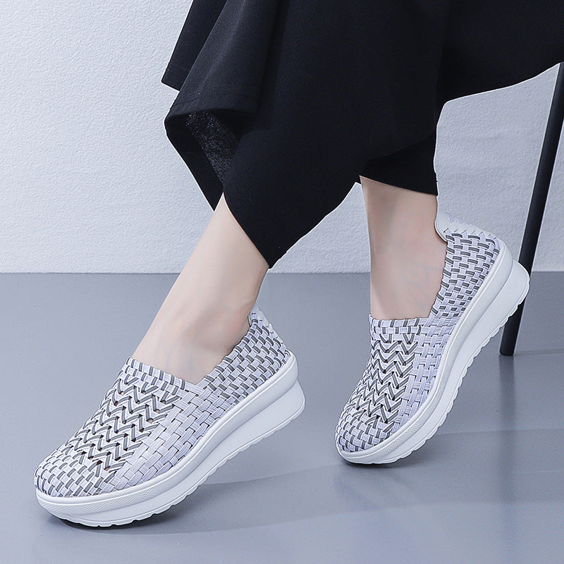 Damen Komfortable und atmungsaktive Slip-On Sneakers