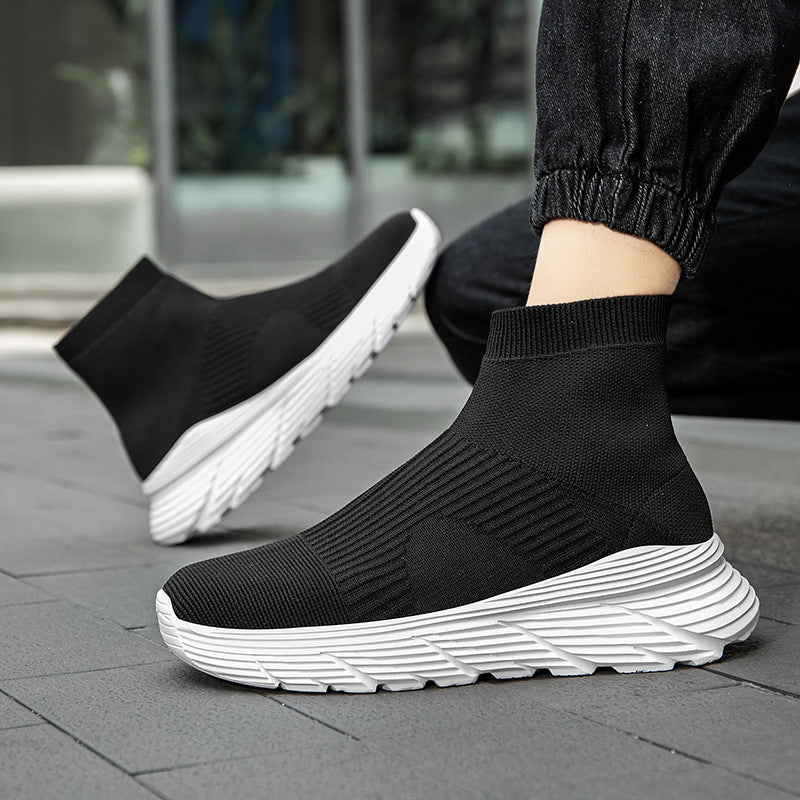 Damen Socken-Sneaker mit hohem Schaft von