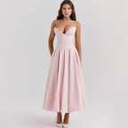 Damen Elegantes und figurbetontes Abendkleid mit tiefem Ausschnitt R&B