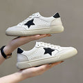 Damen Urban Casual Sneakers mit kontrastierendem Sternen-Design R&B