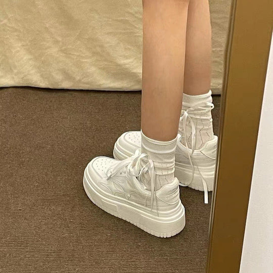 Damen Komfortable Plateausneaker mit atmungsaktiver Obermaterialstruktur und maximaler Dämpfung R&B