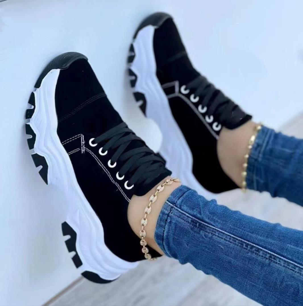 Damen Sportliche Sneaker mit dämpfendem Fußbett und atmungsaktivem Obermaterial