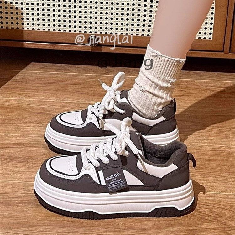 Damen Sportliche Chunky Sneakers mit ergonomischem Sohlenprofil und atmungsaktivem Mesh-Obermaterial R&B