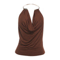Damen Wickeltop mit raffiniertem Ausschnitt und eleganter Drapierung R&B