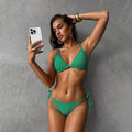 Damen Triangel-Bikini mit verstellbaren Details R&B