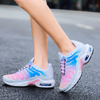 Damen Sportliche Mesh-Sneaker mit dämpfendem Luftpolstersystem und rutschfester Sohle