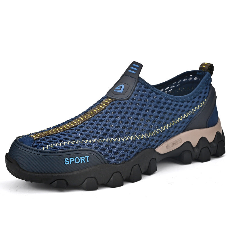 Damen Sportliche atmungsaktive Fitnessschuhe mit rutschfester Sohle R&B