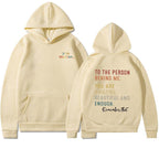Damen Kapuzenpullover mit motivierendem Schriftzug