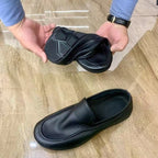 Damen Elegante Leder Slipper mit komfortabler Innensohle R&B