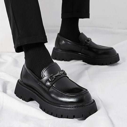 Herren Modische Loafers mit robustem Sohlenprofil und edler Schnallenverzierung R&B