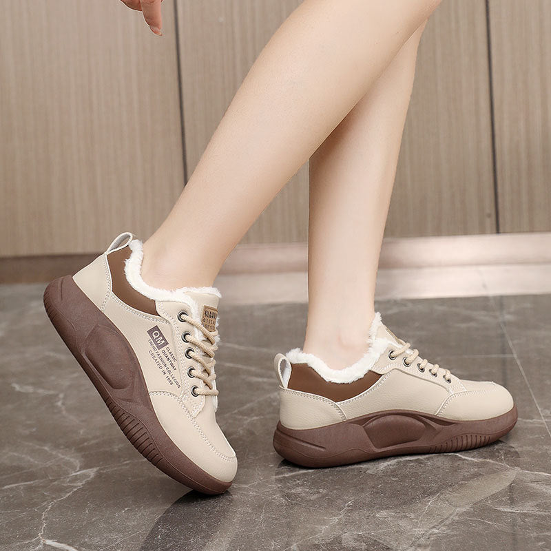 Damen Sportliche Winter Sneakers mit kuscheligem Fleece-Innenfutter R&B