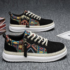 Damen Urbaner Freizeitsneaker mit kunstvollen Mustern und dämpfender Sohle R&B