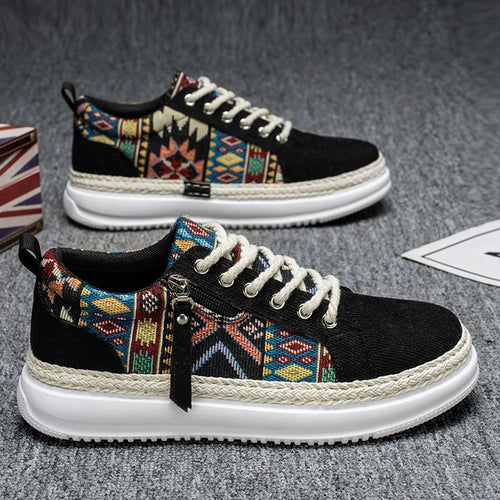 Damen Urbaner Freizeitsneaker mit kunstvollen Mustern und dämpfender Sohle R&B