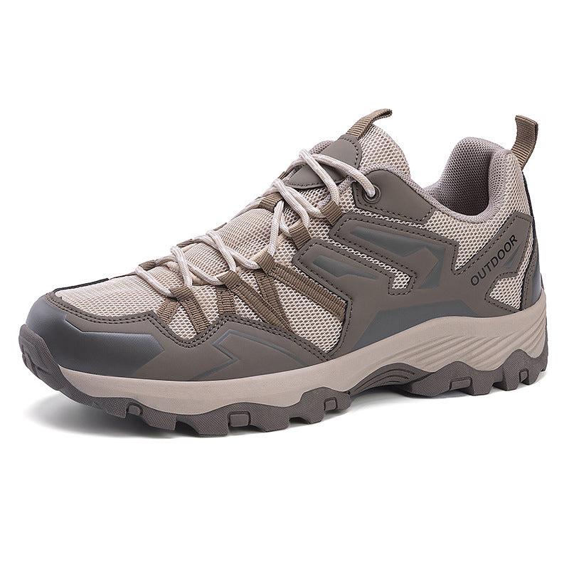 Herren nan robuster Trail- und Wandersneaker mit Multiterrain-Profilsohle, atmungsaktivem Meshoberteil und verstärkter Zehenkappe R&B