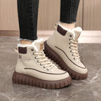 Damen Warme Winterstiefel mit dämpfendem Profil und weichem Innenfutter R&B