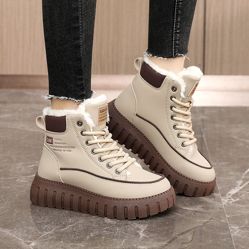 Damen Warme Winterstiefel mit dämpfendem Profil und weichem Innenfutter R&B