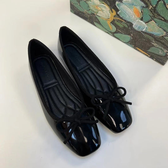 Damen Ballerinas mit schickem Knoten-Detail und komfortabler Sohle R&B