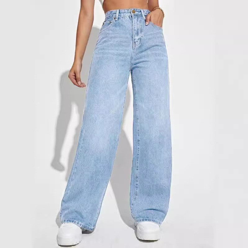 Damen Weit geschnittene Jeans im Vintage-Stil R&B
