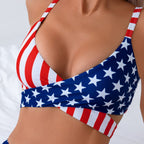 Damen Hochgeschnittener Bikini mit innovativem Wickeldesign R&B