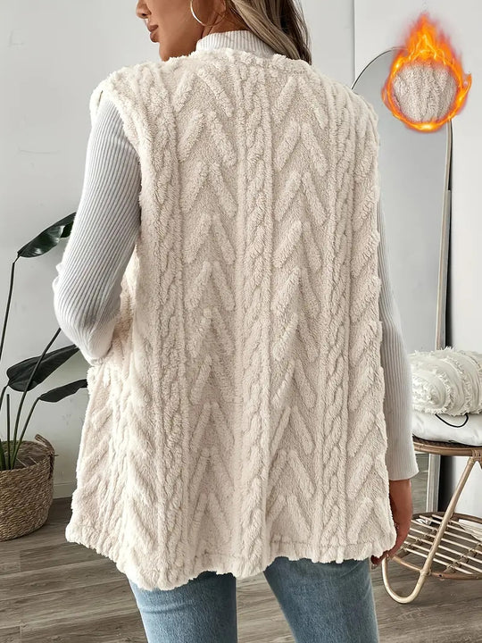 Damen Strickweste mit luxuriösem Obermaterial R&B