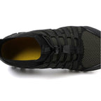 Damen Outdoor-Sport-Sneaker mit elastischem Schnürsystem und rutschfester Sohle