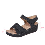 Damen Komfortsandalen mit verstellbaren Riemen und ergonomischem Fußbett