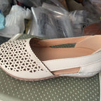Damen luftige Clogs mit modischen Cut-Outs R&B