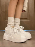 Damen Komfortable Plateausneaker mit atmungsaktiver Obermaterialstruktur und maximaler Dämpfung R&B