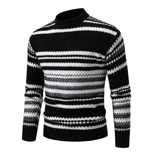 Herren Strickpullover mit strukturiertem Muster R&B