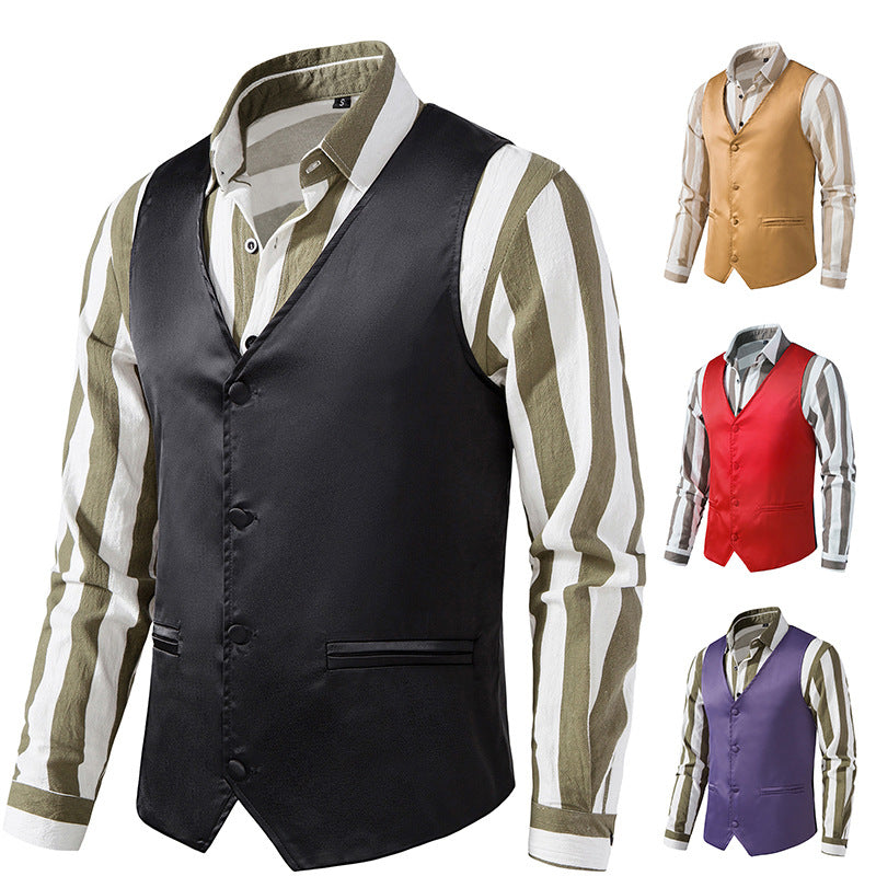 Herren elegante Weste im modernen Design