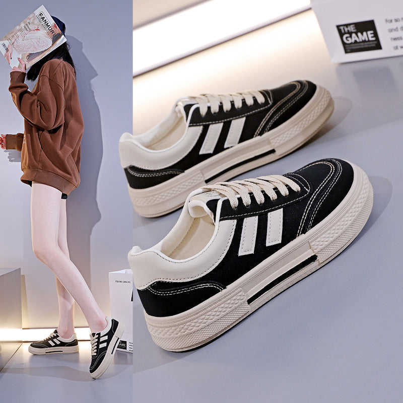 Damen Sportliche Sneakers mit kontrastierendem Design und bequemer Laufsohle R&B