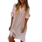 Damen lässiges Sommerkleid R&B