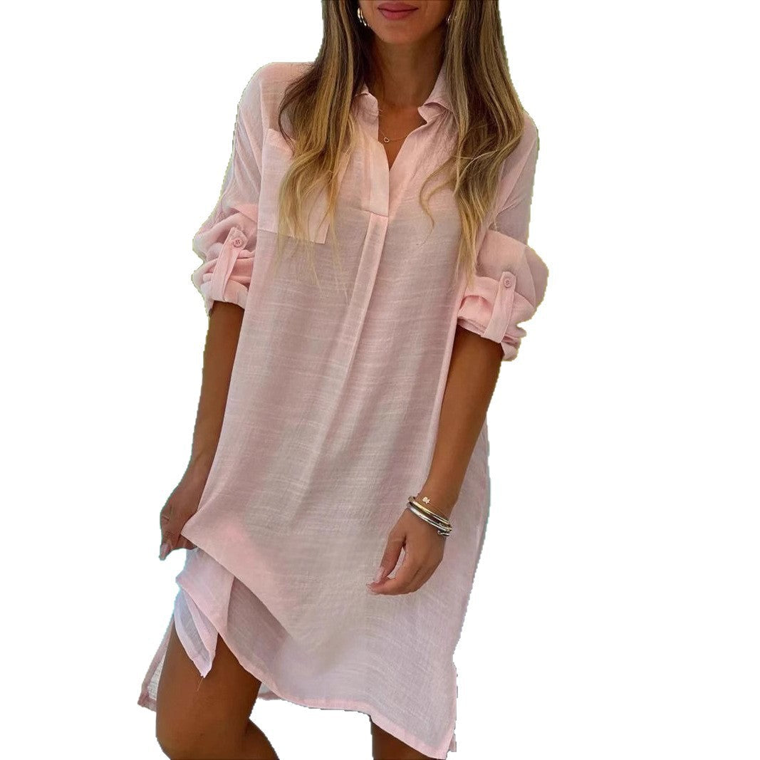 Damen lässiges Sommerkleid R&B
