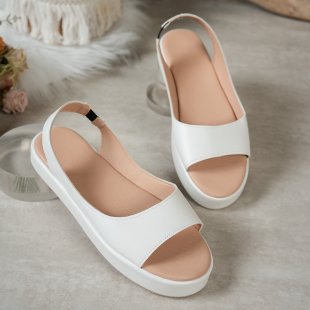 Damen Plateausandalen mit verstellbarem Riemen R&B
