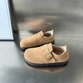 Damen gemütliche Clogs mit weichem Innenfutter und verstellbarem Riemen R&B