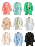 Damen Oversize Blazer ohne Verschluss R&B