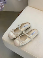 Damen Ballerinas mit modischem Riemchen und eleganter Schleifenapplikation R&B