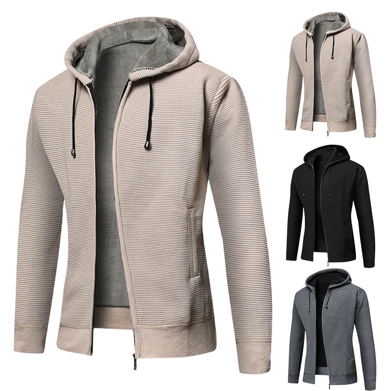Herren gefütterte Kapuzenjacke mit hohem Komfort und cleverem Design R&B