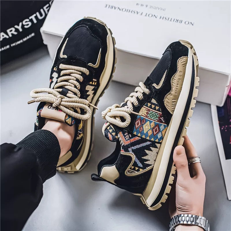 Damen Bequeme Ethno-Sneaker R&B