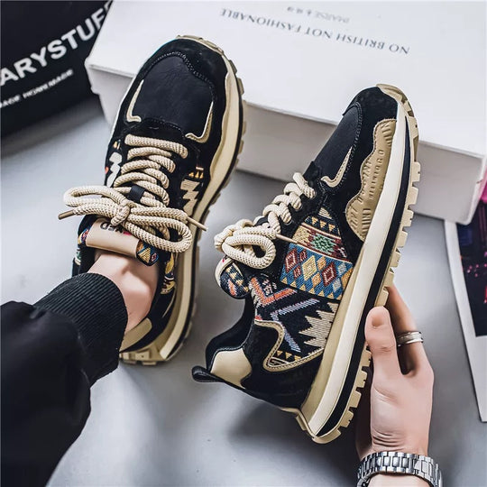 Damen Bequeme Ethno-Sneaker R&B