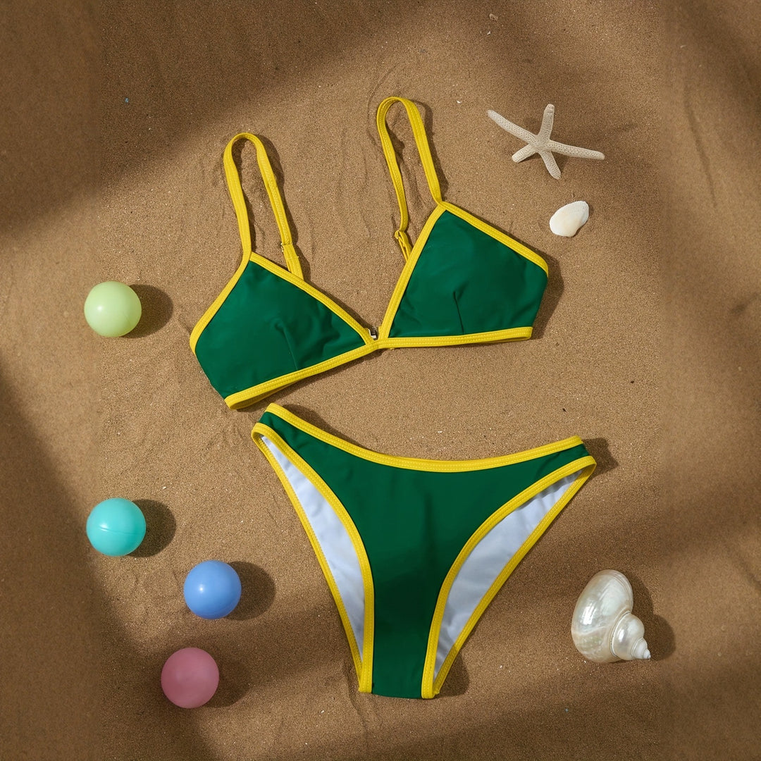 Damen Triangel-Bikini mit verstellbaren Trägern R&B