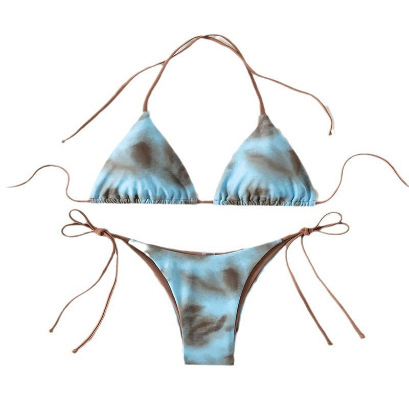 Damen Triangel-Bikini mit verstellbaren Trägern R&B